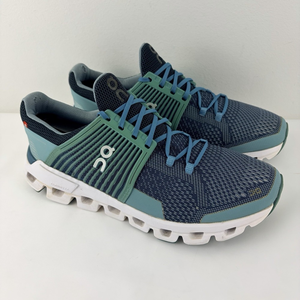 On Running Cloudswift Blue Teal White Running Shoes Womens Size 8.5 Athletic